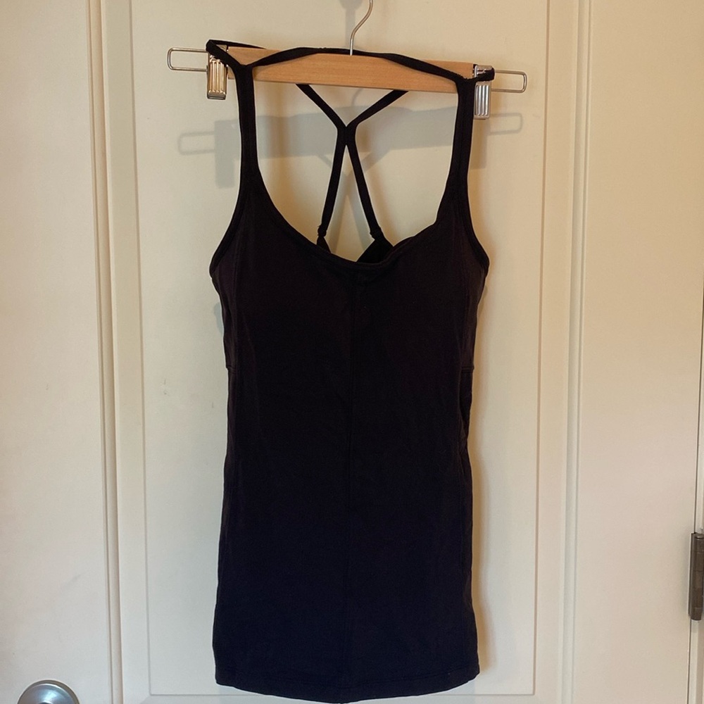 Athleta black yoga exercise top